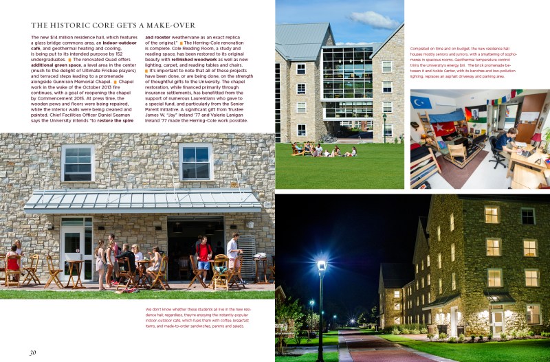 Fall 2014 Residence Hall feature